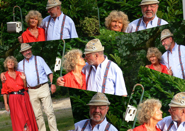 Renate und Hannes-Collage